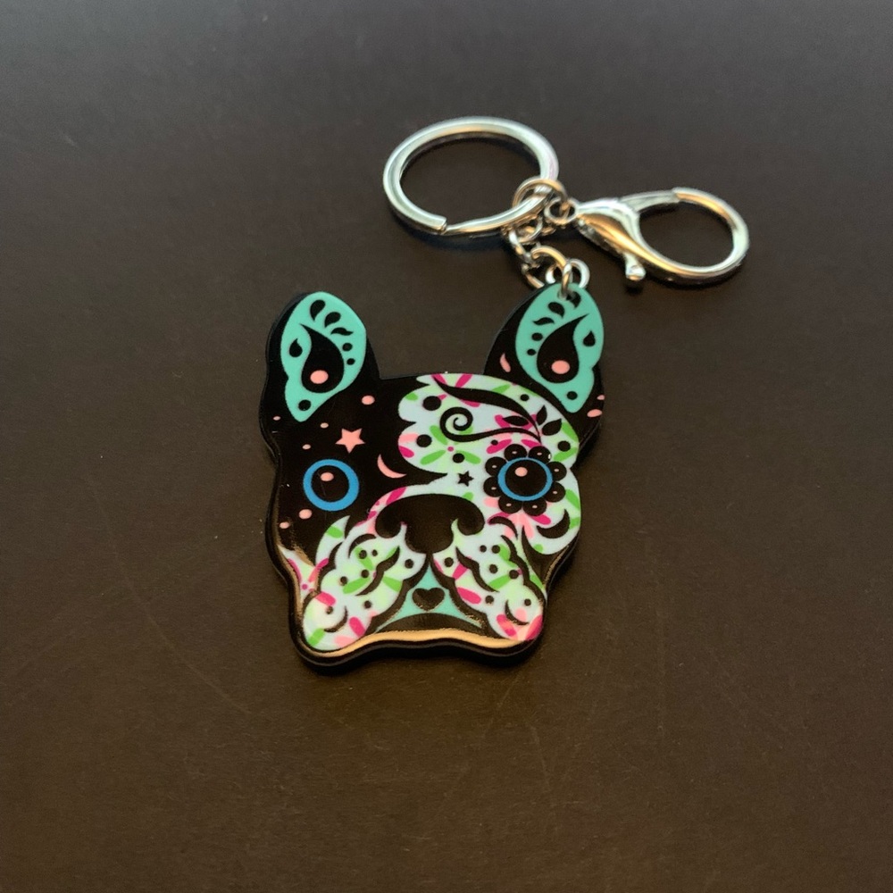 My blueberry bulldog key chain - Picture 2 of 3